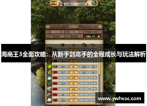 海商王3全面攻略:从新手到高手的全程成长与玩法解析 海商王3全面攻略:从新手到高手的全程成长与玩法解析